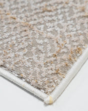 Cargar imagen en el visor de la galería, TAPETE BEIGE DORADO FIORA T2375