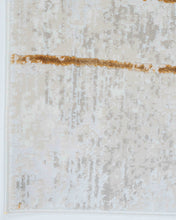 Cargar imagen en el visor de la galería, TAPETE BEIGE DORADO FIORA T2380