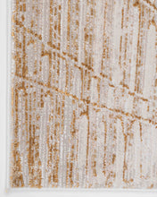 Cargar imagen en el visor de la galería, TAPETE BEIGE DORADO FIORA T2382