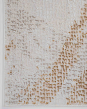 Cargar imagen en el visor de la galería, TAPETE BEIGE DORADO FIORA T2385