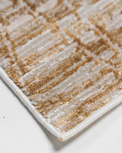 Cargar imagen en el visor de la galería, TAPETE BEIGE DORADO FIORA T2382
